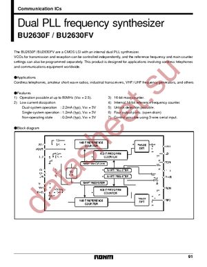BU2630F-E2 datasheet  